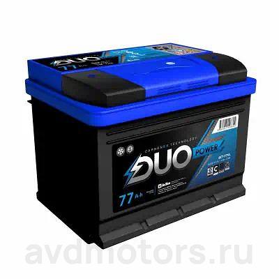 DUOP773L — Аккумулятор 77 DUO POWER